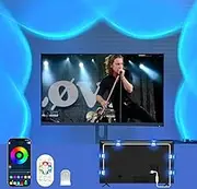DTQJ RGB (3M, 6 LEDs) USB Port, Music-Synchronized Color-Changing RGB LED Strip, app-Controlled Bluetooth, Flexible LED Lights for Rooms, bedrooms, TVs, Kitchens, Christmas Decoration