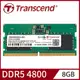 Transcend 創見 JetRam DDR5 4800 8GB 筆記型記憶體(JM4800ASG-8G)