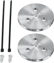 2-Pack Anti-Electrolysis Weight 104-A for Salt System Swimming Pool, Pool Skimmer Basket Zinc Anode Weight, Anti-Electrolysis Sacrificial Anode for Passive Cathodic Protection