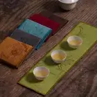 Thickened Painted Tea Towel Cotton Tea Towel Mat New Tea Napkin Clay Teapots