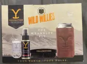 Yellowstone Wild Willies Beard Kit "The Wrangler" Beard Oil,Brush,Keychain New
