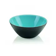 Guzzini My Fusion Plastic 25cm Serving Bowl Food/Salad Container Black/Blue