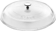 staub "Dome Glass Lid 30cm" Frying Pan Lid [Authorized Japanese Product] Staub D
