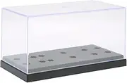 Phono Shell Case, Headshell Cartridge Keeper Transparent Acrylic Box Turntable Record Player Stylus Holder Phonograph Head Storage Box High End Phonograph Head Long Needle Rack Display Sample Box