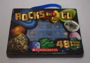 Scholastic Rock on the Go 48 Stones Rock Minerals & Gems Labeled Collection Base