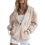 Women's Casual Jacket Comfortable Pocket Print Sports Fashion Outdoor Pattern Casual Daily Weekend Zipper Regular Hooded Regular Fit Long Sleeve Outerwear Ligh