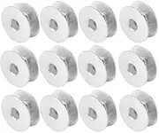 100pcs Sewing Machine Bobbins, Premium Aluminum Thread Spools for Universal Flat Sewing Machines, Compact and Easy to Use Accessories with Exquisite Craftsmanship, Ideal for