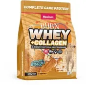 Maxine's Burn Whey + Collagen Protein Powder Caramel Biscuit G/F 400g Pouch