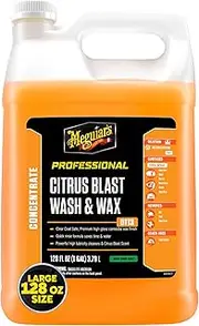 Meguiar's Citrus Blast Wash and Wax, 3.8 Litre
