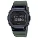 【CASIO】G-SHOCK 經典復古金屬框潮流運動電子錶-綠(GM-5600B-3) 台灣卡西歐保固一年