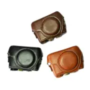 Leather Camera Case Bag Cover for Sony RX100 Mark II III IV V M2 M3 M4 M5 M7 M6