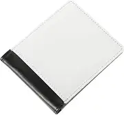 [TENDYCOCO] Heat Transfer Wallet Heat Transfer Purses Multifunctional Wallet Small Blank Wallet DIY Print Wallet Wallet Men's DIY Foldable Wallet Pu Leather