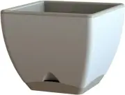 Home Leisure Modern Water Saver Square Planters, 300 Mm Size, Grey