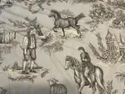 5 Yds Cavalier Toile Grey & Cream by Vervain 54" Wide 100% Cotton