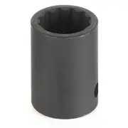 Grey Pneumatic 2127M 1/2" Drive x 27mm Standard Lenght Impact Socket, 12 Point
