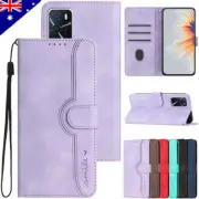 For OPPO A52 A72 A94 A74 A53 Reno Realme 8 9 Leather Wallet Card Case Flip Cover