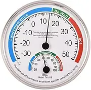 Thermometer Temperature Monitor Gauge (NO Battery Needed) Humidity Sensor Room Thermometer Sauna Thermometer for Home, Room, Kitchen, Patio, Planting Room, Reptile Terrariums
