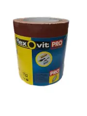 115MM x 10 METRE P60 SANDPAPER ROLL ABRASIVE HIGH PERFORMANCE Flexovit Pro