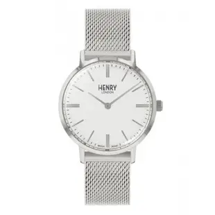 HENRY LONDON 英國設計師品牌手錶 | 英倫簡約風手錶-白面菱格紋HL34-M-0231-79