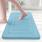 Memory Foam Bathroom Rug Mat 24x16, Ultra Soft and Absorbent Bath Mat, Machin...