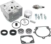 Garden Parts Cylinder Piston Kit Gasket Spark Plug for Stihl BR320 BR320L SR320 BR340 BR340L BR380 BR400 BR420 BR420C SR400 SR340 SR420