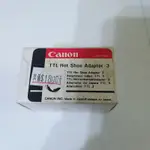 全新庫存品出清 佳能 CANON TTL HOT SHOE ADAPTER 3 熱靴座 現貨 可面交