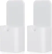 KufaerBeam Magnetic Pen Marker Holders, Magnetic Pen Holder for Whiteboard, Dry Erase Marker Pen Holder, Magnetic Pen Holders for Fridge, Whiteboards, Refrigerators, Home, Office (White)