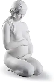 [LLADRÓ] A New Life Mother Figurine. Porcelain Nude Female Figure.