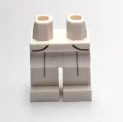 Lego - Minifigure Legs - White, Formal Dress Pants