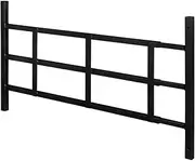 Segal 9179775 16 in, Carbon Steel, Black, Fixed 3-Bar Window Grill, 15-1/4 in.H x 23-1/2 in-38 in.W