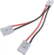 Battery Adapter Cable Quick Connect 50A Plug 8AWG Wire Y Splitter Battery Connector Cable for GolfCart Electric Forklift