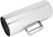Metal Guiro with Bright Overtones, Stainless Steel Percussion Instrument, 12.8'' Size, Includes Scraper, Great for Performances