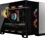 Corsair Vengeance i5100 Gaming PC - Liquid Cooled Intel Core i9-14900KF CPU - NVIDIA GeForce RTX 4080 Super GPU - 32GB Dominator Titanium RGB DDR5 Memory - 2TB M.2 SSD - Black/Grey