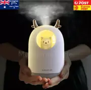 Air Humidifier Ultrasonic Cool Mist Steam Aroma Diffuser Purifier With LED Light