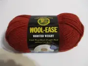 Lion Brand Yarn Wool-Ease Worsted Weight 1 Skein Wool Blend Color Rust-NEW