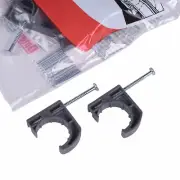 6 Pack Pipe Hanger Half Clamps, Plastic, 12-Pk., .75-In. 33911