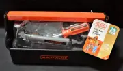 NEW Black and Decker Toy Tool Box with Tools, Kids, Play Plastic Tools & Box