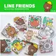 LINE Friends 休閒系列 珪藻土杯墊(2入/組) 潮流熊大/跑酷熊大/甜點兔兔/愛心兔兔