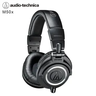 audio-technica 鐵三角 ATH-M50x 專業監聽 耳罩式耳機/ 黑色