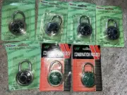 Lot 7 Combination Padlocks with Combinations