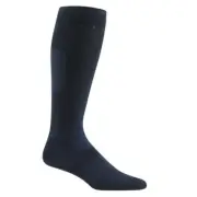 WIGWAM SNOW SILVER LITE SOCKS NAVY BLUE WOOL SKI SNOWBOARD LARGE W 10-13 M 9-12!