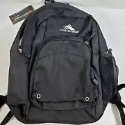 High Sierra Impact Laptop Bag Black Backpack Padded Adjustable Day Pack