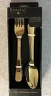 Bombay MARIGOLD 12 pc Fine Stainless Steel Flatware Set 6 Tablespoons 6 Forks