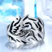 2022 New Dragon Ring Men's Titanium Steel Ring