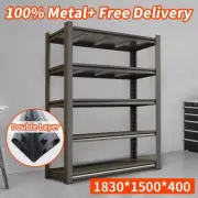 All steel 1.5M Garage Shelving Warehouse Rack Pallet Racking Storage Shelves