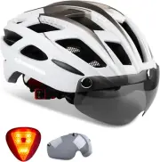 Bike Helmet, CPSC/CPC Certificated Bicycle Helmet with Detachable Magnetic Goggl