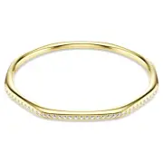 Swarovski Dextera bangle Octagon shape, Round cut, Gold-tone plated 5724580 S
