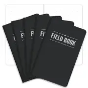 Field Notebook - 3.5"X5.5" - Graph Memo Book - Pack of 5 DOTS