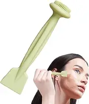 Silicone Face Mask Brush, Mask Brush, Silicone Mud Mask Applicator, Flexible Masks for Skin Care, Double Head for Makeup Removal Tool
