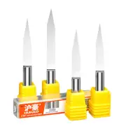 5A PCB Milling Cutter V Shape Engraving Bits S6mm 20/30°CNC Carving Acrylic PVC
